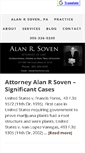 Mobile Screenshot of alansoven.com